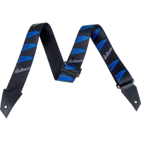 Jackson Headstock Pattern Black and Blue gitárheveder