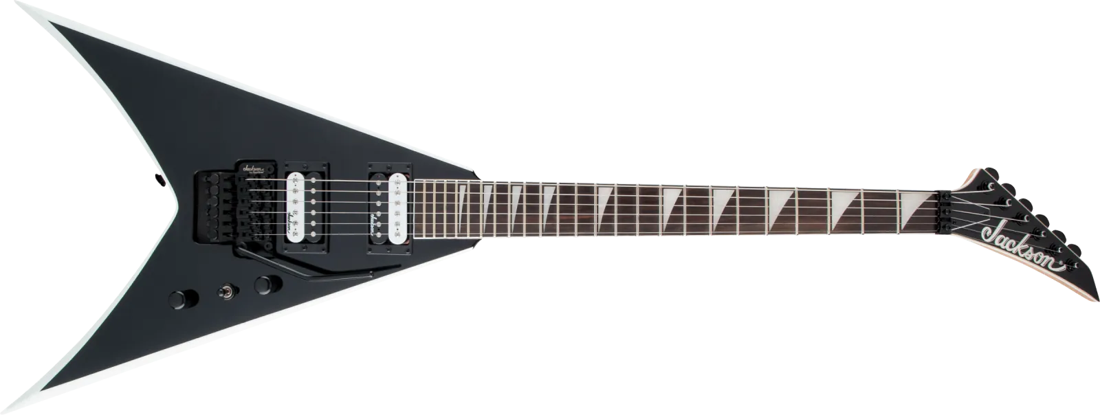 Jackson JS Series King V JS32 Black with White Bevels