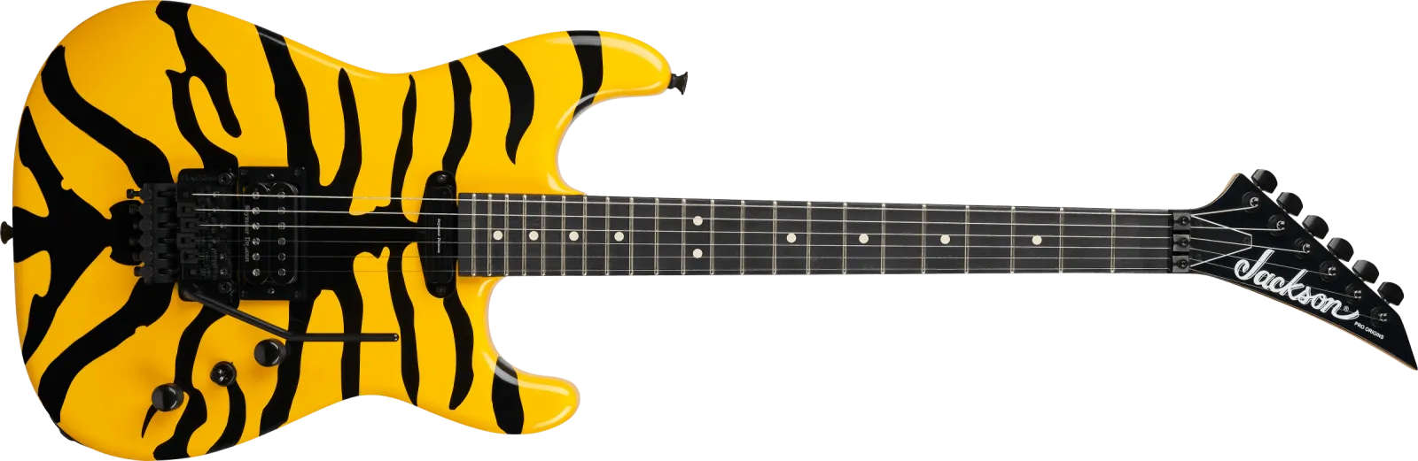 Jackson Pro Origins 1985 Limited Edition San Dimas SD1 HS FR Yellow Bengal