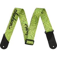 Jackson Cracked Mirror Straps Green gitárheveder