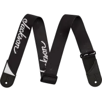 Jackson White Logo Strap Black