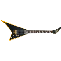 Jackson X Series Rhoads RRX24 Black with Yellow Bevels