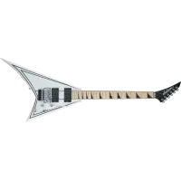 Jackson X Series Rhoads RRX24M Snow White with Black Pinstripes