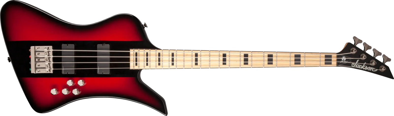 Jackson X Series Signature David Ellefson Kelly Bird IV Bass Red Stripe