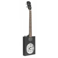 James Neligan CASK-PUNCHCOAL cigar box guitar