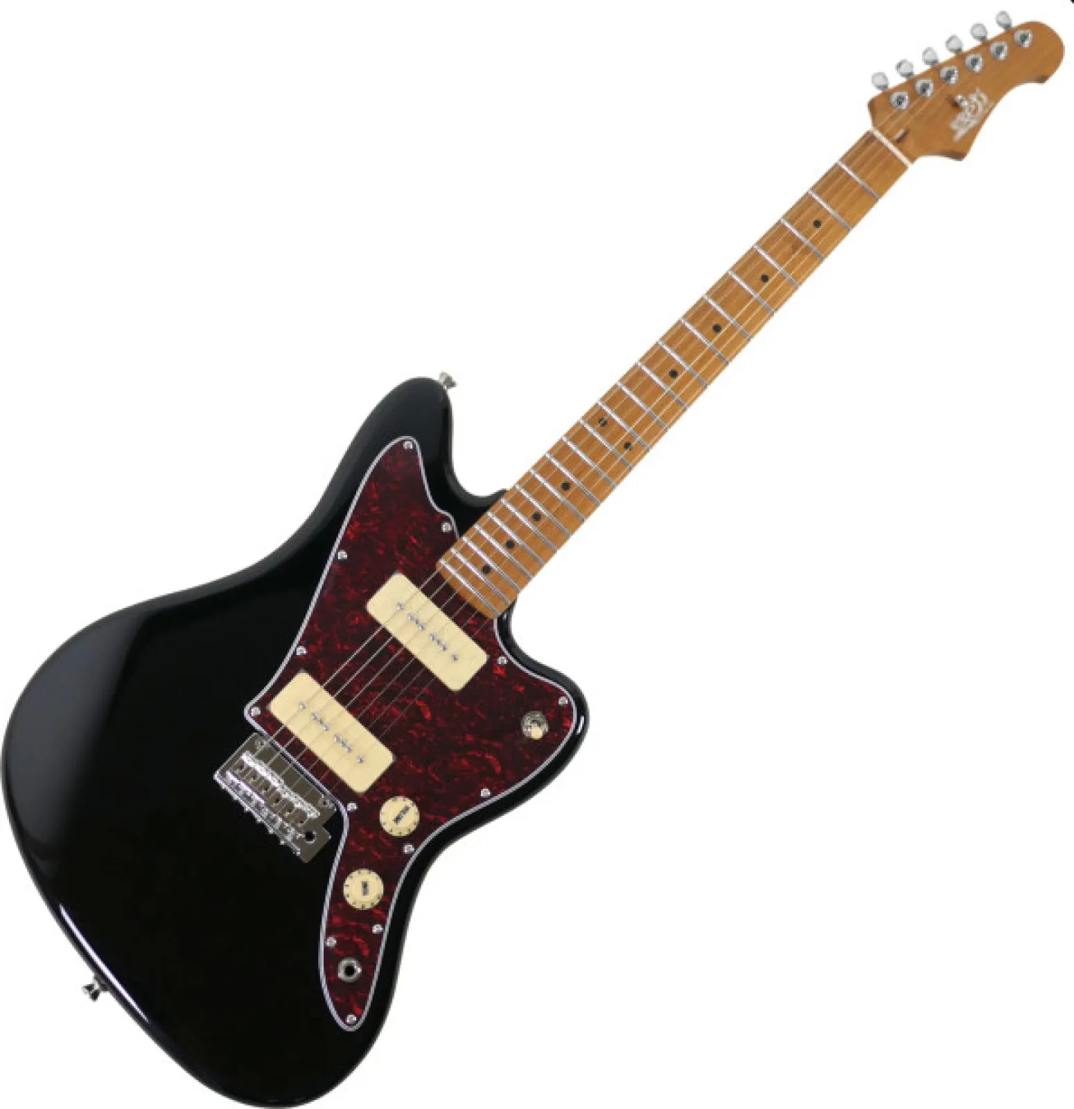 JET JJ-300 P90 Fekete Elektromos gitár