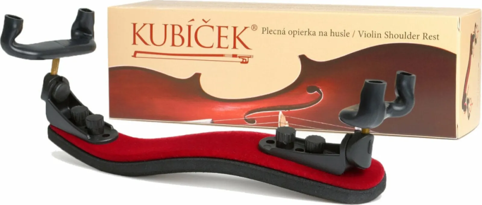 Kubíček KUBH Hegedű válltámasz 1/16 - 1/4 Burgundy
