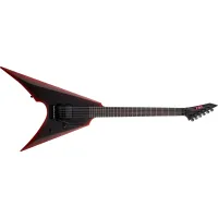 LTD Arrow Black Metal II Black Red Burst Satin