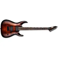 LTD MH-200HT QM DARK BROWN SUNBURST