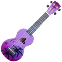 Mahalo Hawaii Hawaii Purple Burst Szoprán ukulele