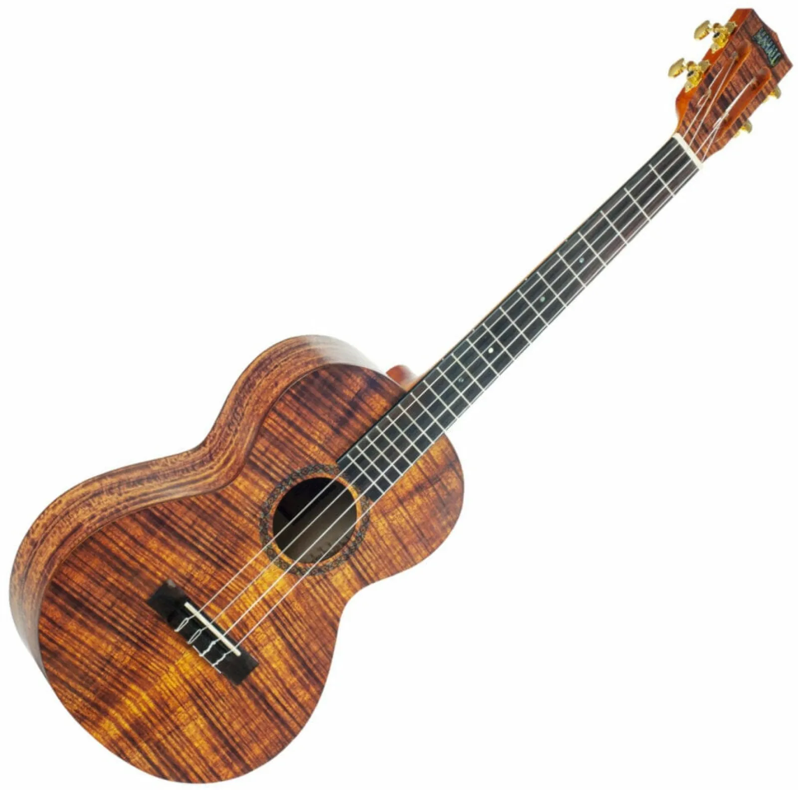Mahalo MA4KA Artist Elite Series Photo Flame Koa Baritone Ukulele