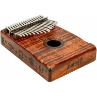 Mahalo MKA17KA Photo Flame Koa Kalimba
