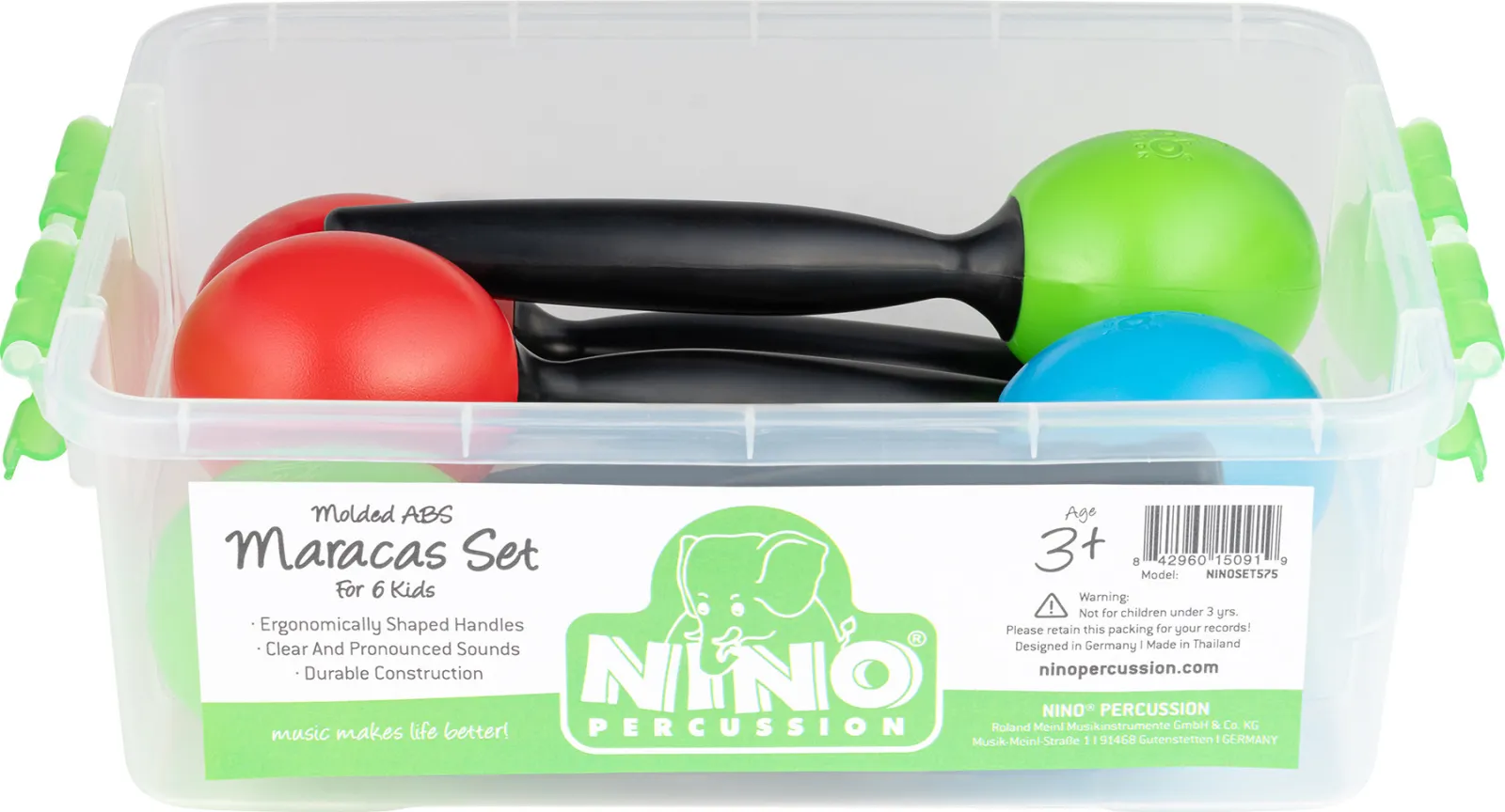 NINO NINOSET575 Egg Maracas Set