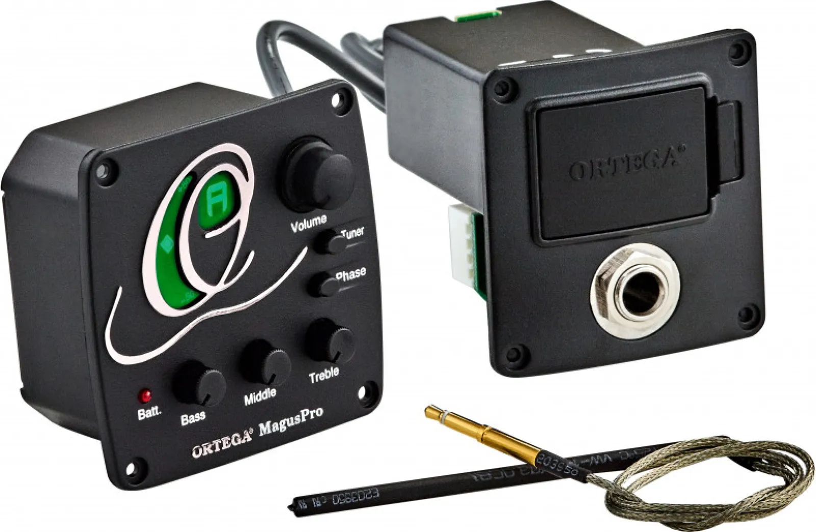 Ortega MAGUSPRO/B akusztikus gitár hangszedő elektronika