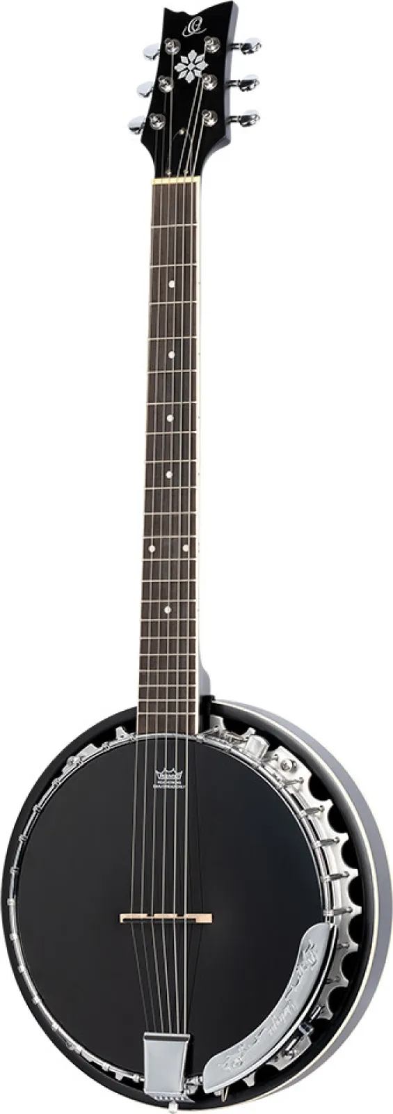 Ortega OBJE356-SBK-L 6-húros banjo