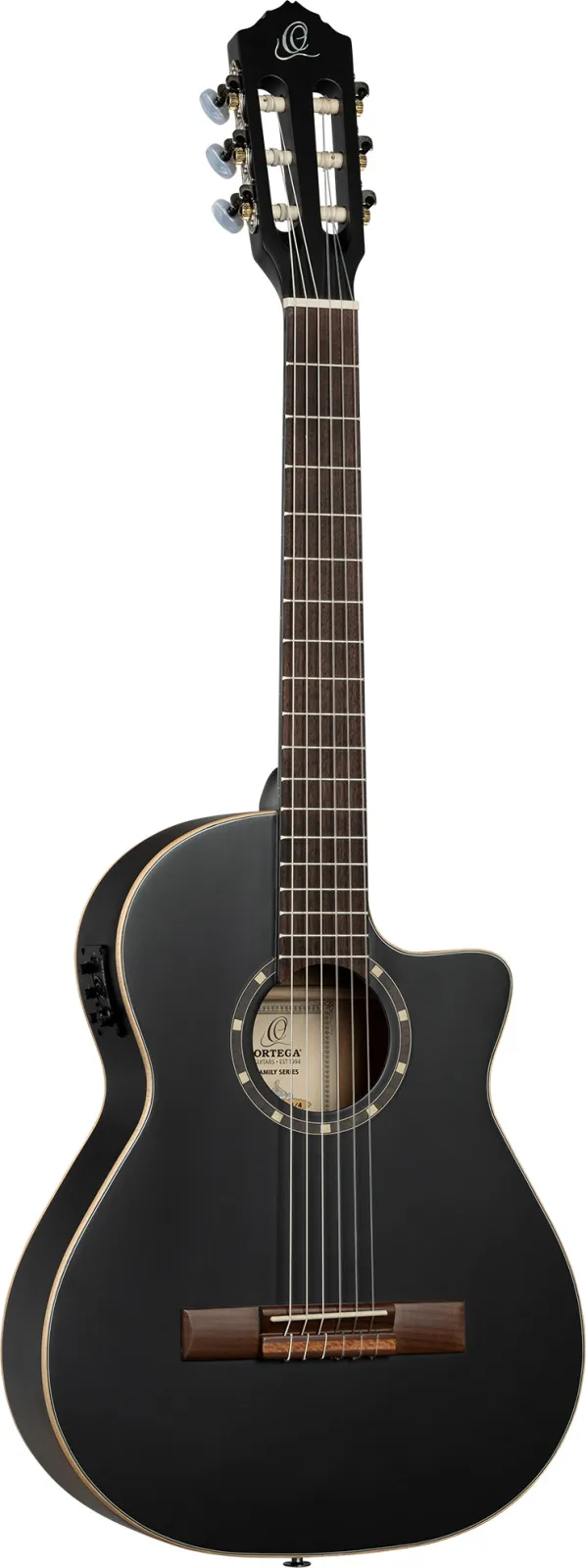 Ortega RCE125SBK-3/4 elektro-klasszikus gitár