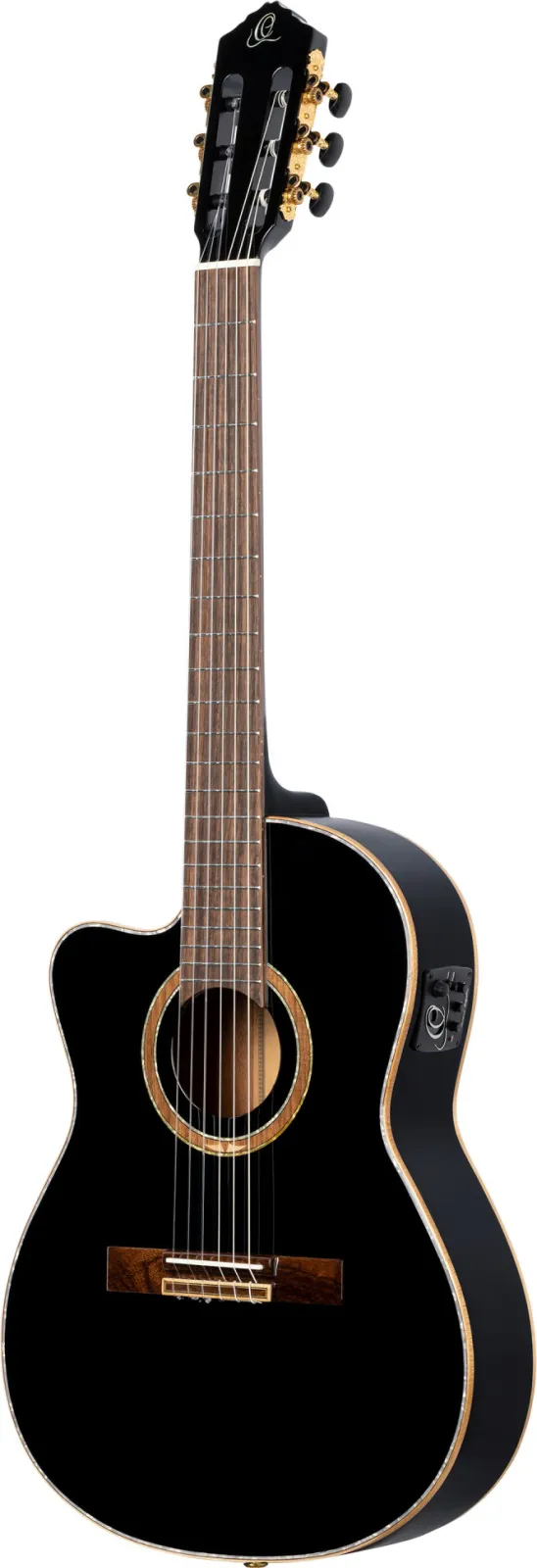 Ortega RCE138-T4BK-L electro-classical guitar