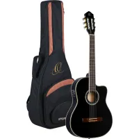 Ortega RCE145BK elektro-klasszikus gitár