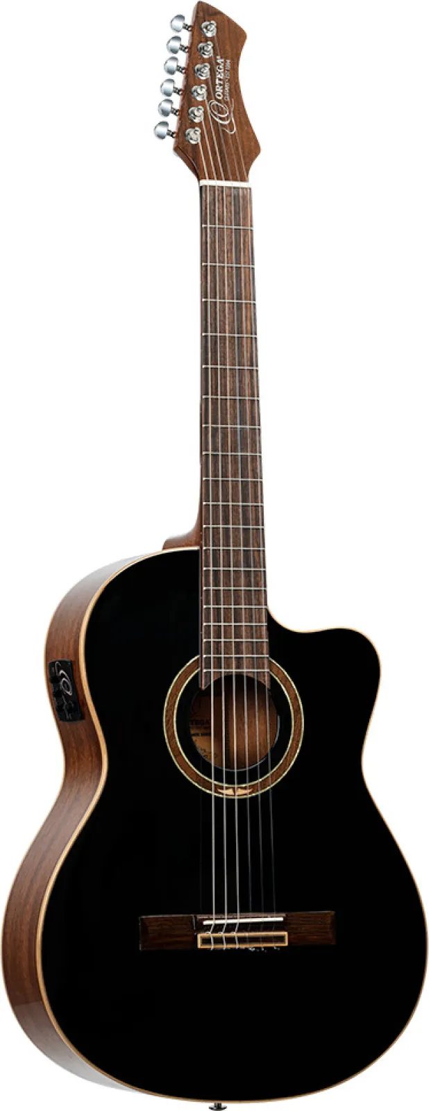 Ortega RCE238SN-BKT elektro-klasszikus gitár