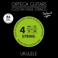 Ortega UKSBK-BA bariton ukulele húr