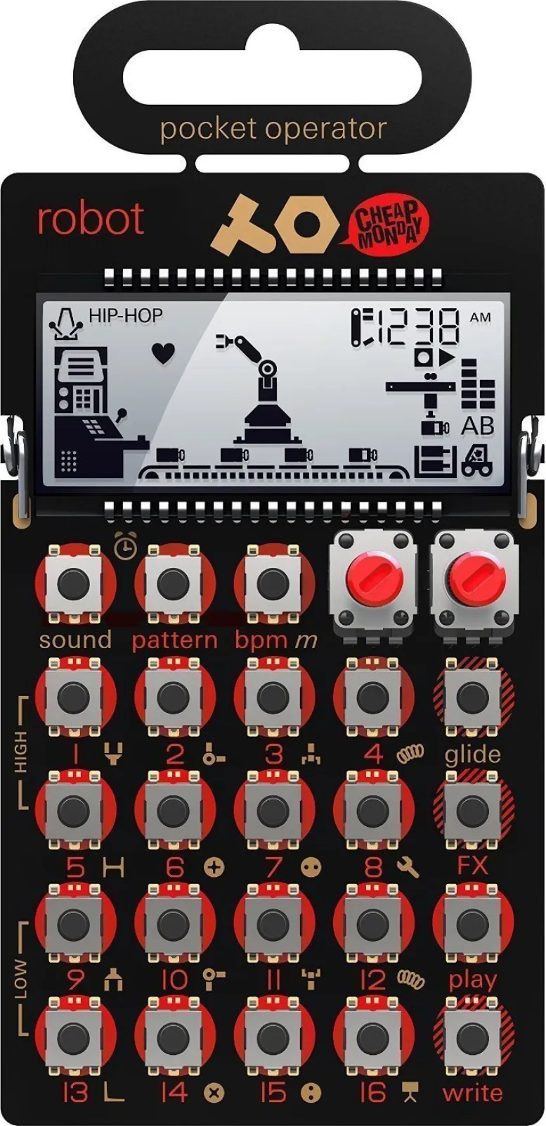 Teenage Engineering PO-28 Robot Pocket Synthesizer