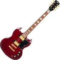 PSD Guitars DCT-150 Cherry Red Electric Guitar