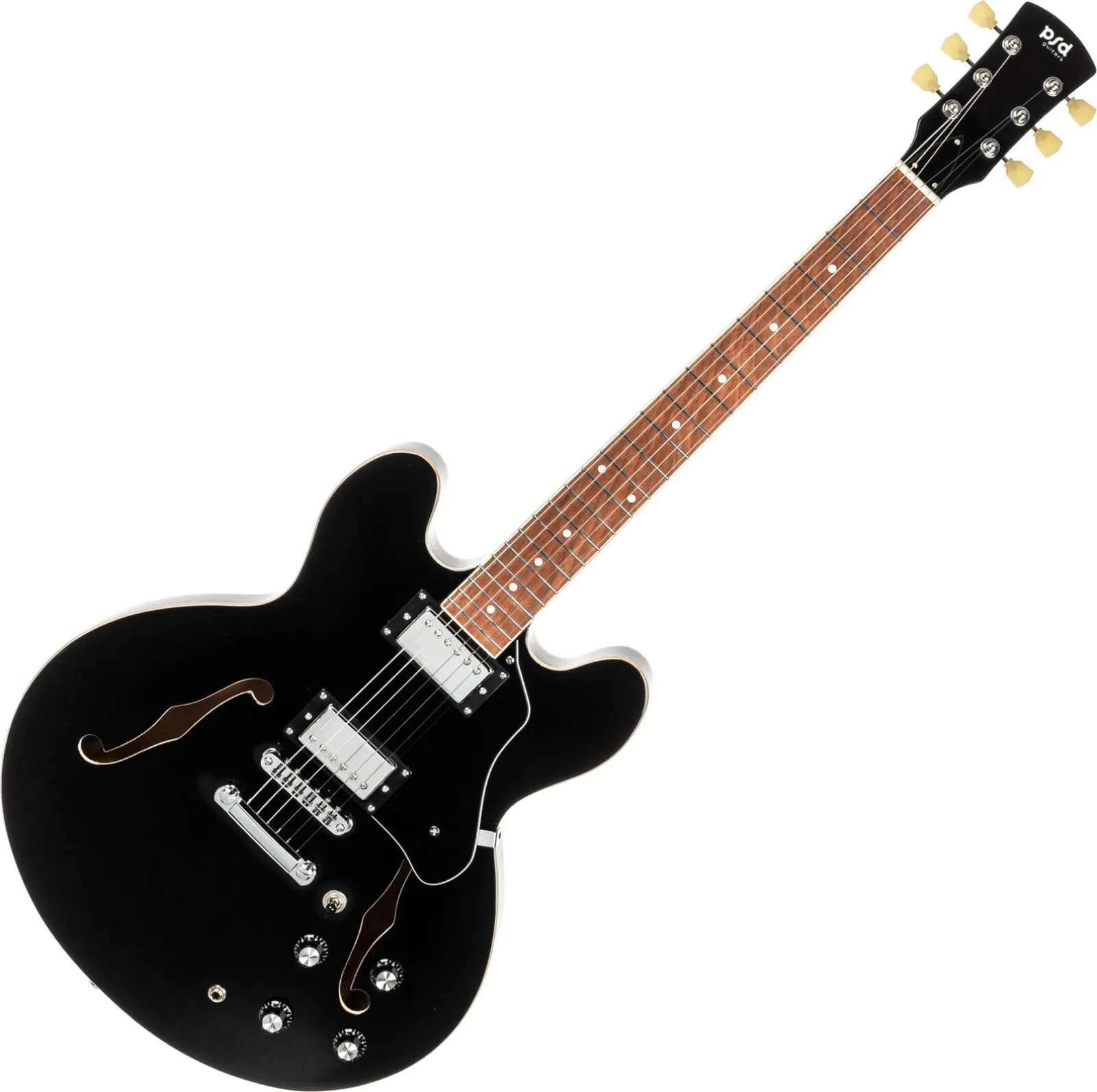 PSD Guitars SH-100 Black Semi-Acoustic - Jazz Guitar