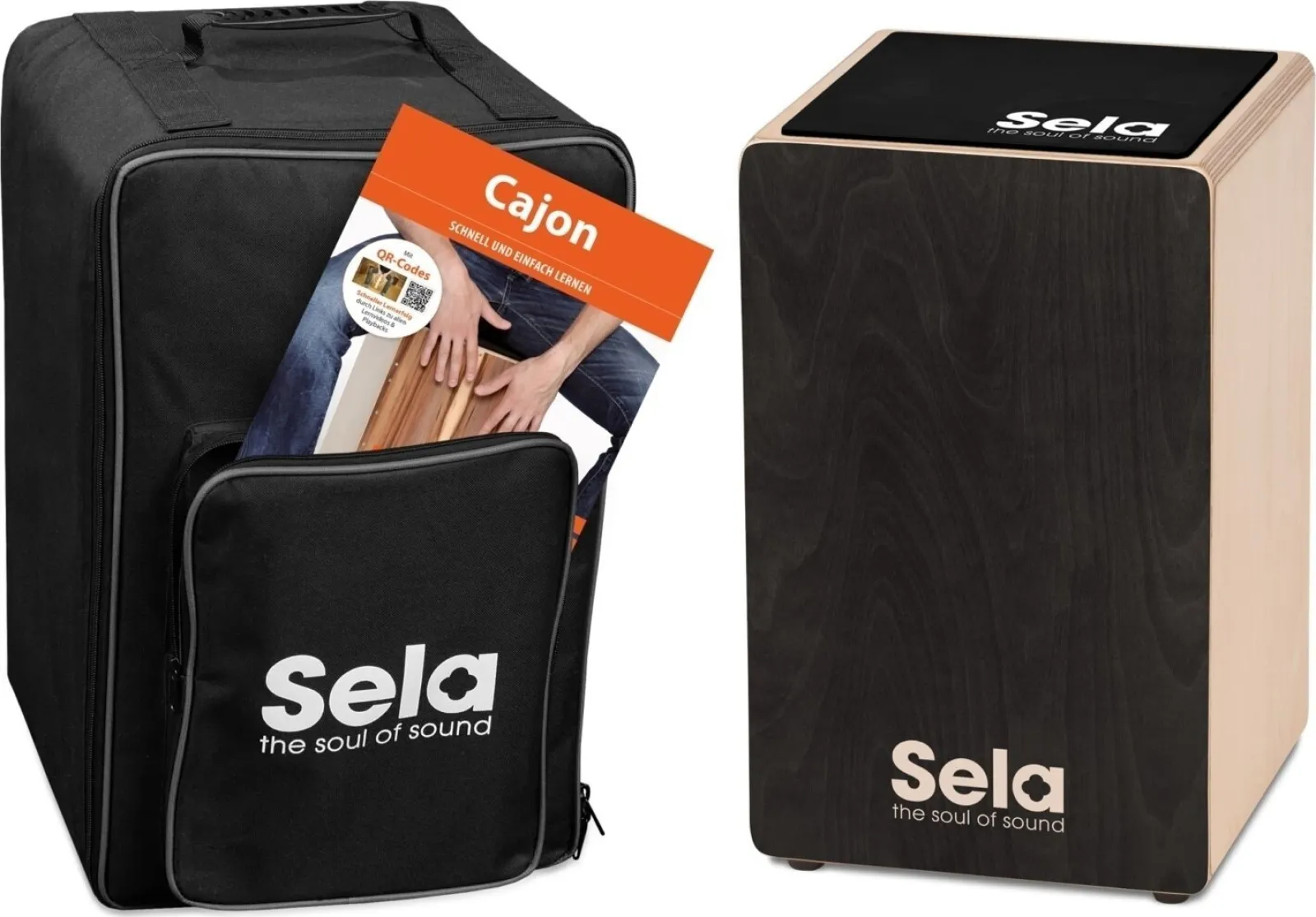 Sela SE 120 Primera Black Wooden Cajon