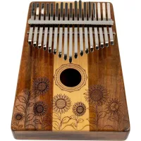 Shamann 17 Key Flower Koa + Juhar Kalimba