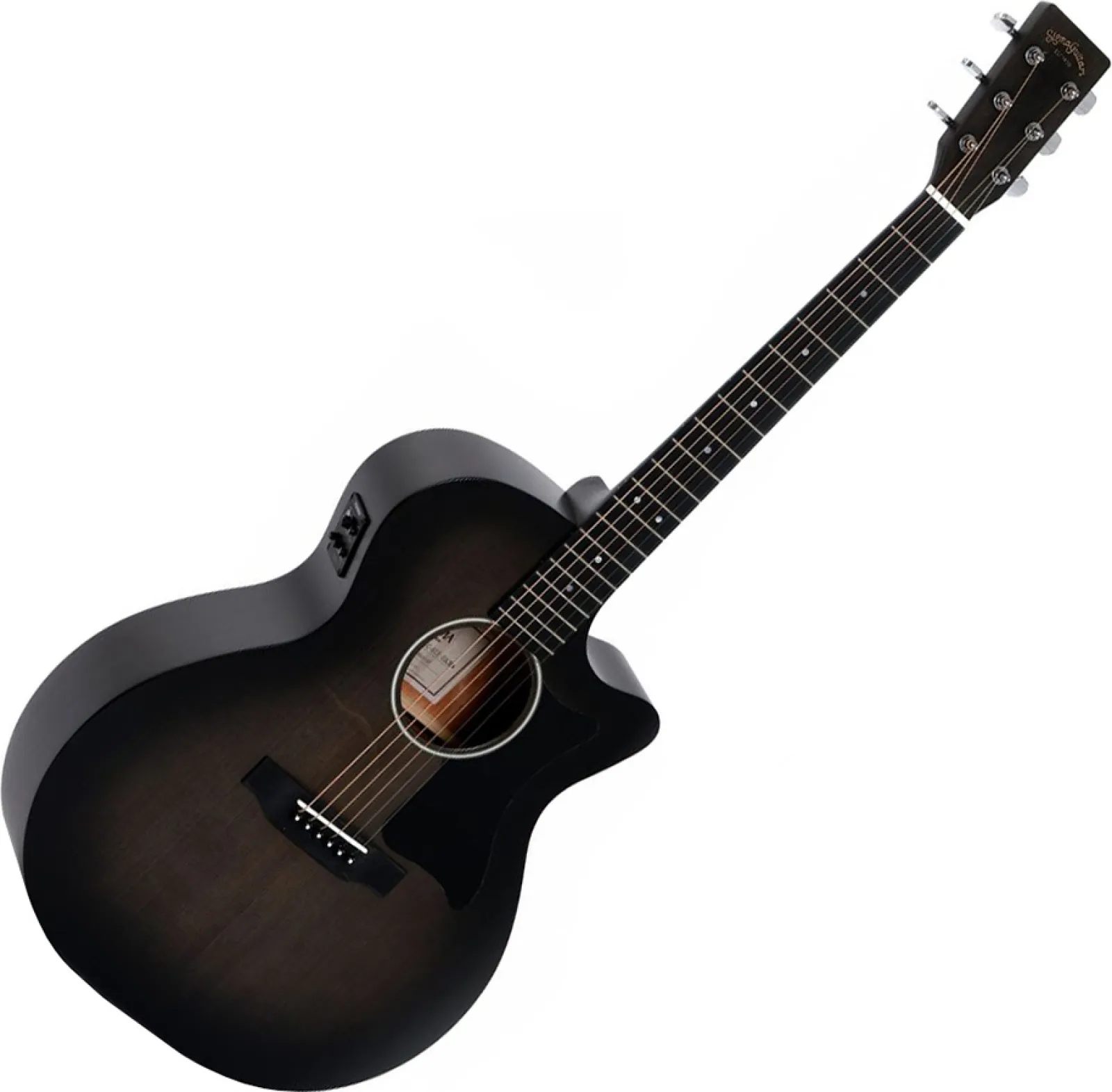 Sigma GMC-STE-BKB fekete burst elektro-akusztikus gitár