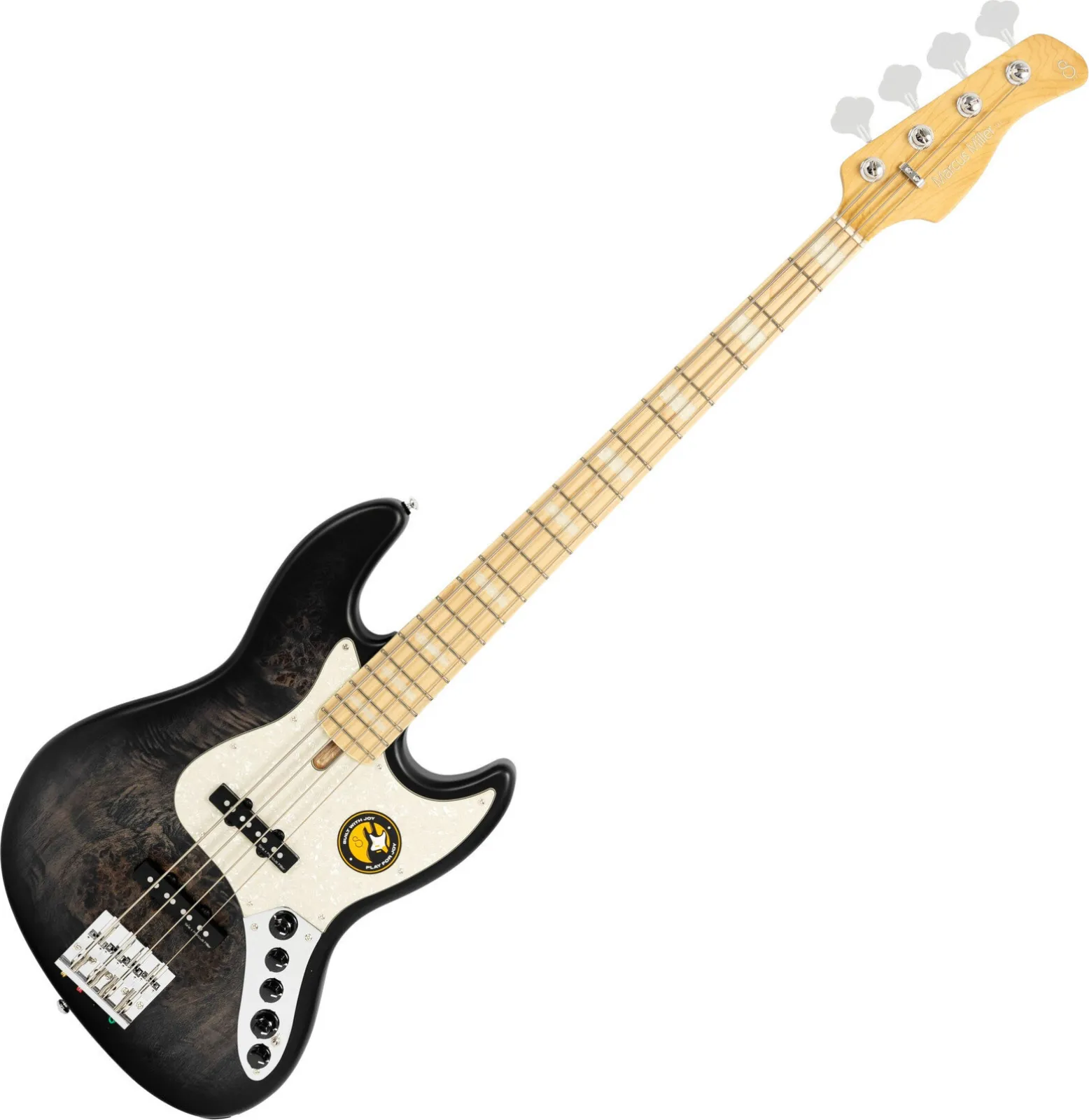 Sire Marcus Miller V7 Ash Reissue 4 Transparent Black Satin basszusgitár