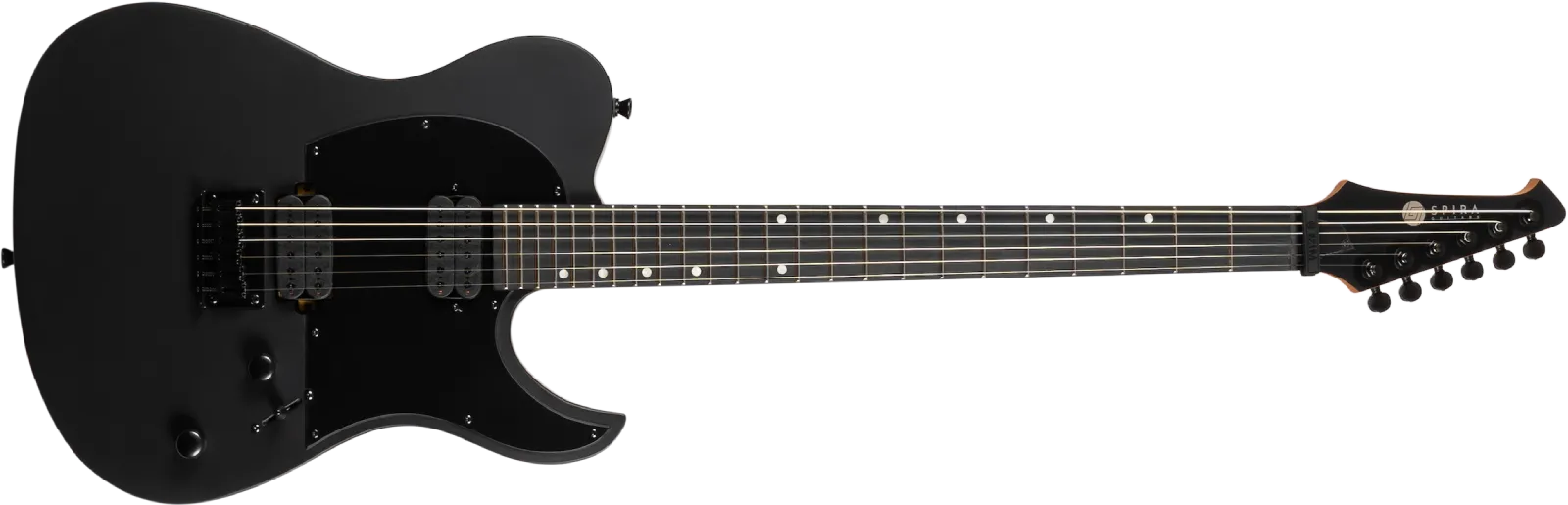 Spira T-400 MBK Baritone Electric Guitar