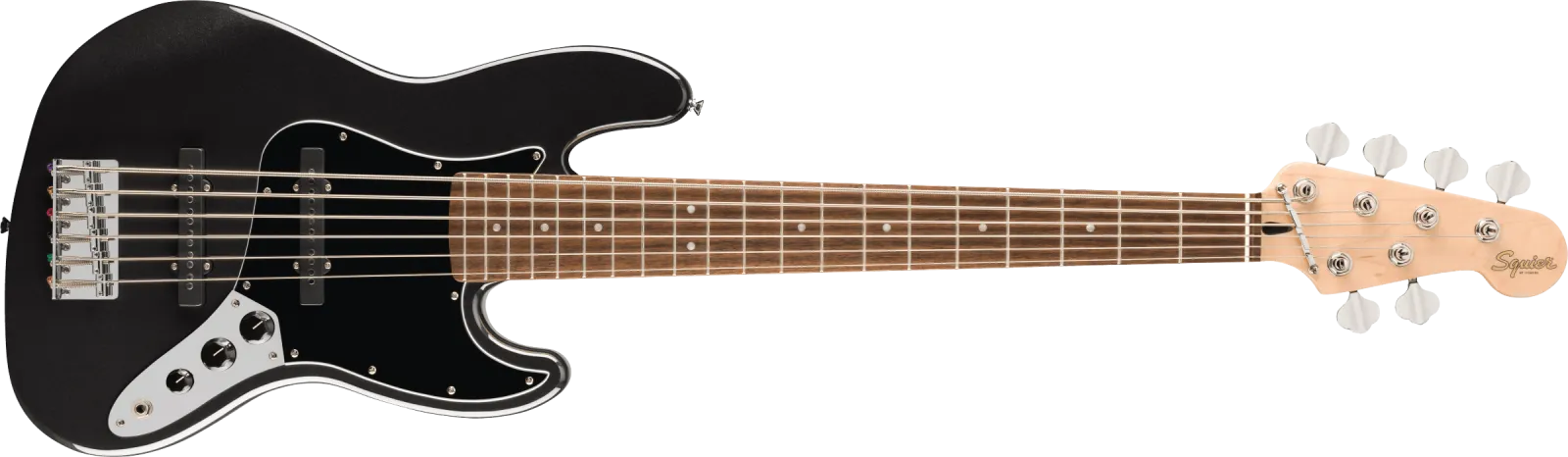 Squier Affinity Jazz Bass VI LRL Black Metallic