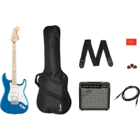 Squier Affinity Stratocaster HSS Pack MN Lake Placid Blue Gig Bag 15G