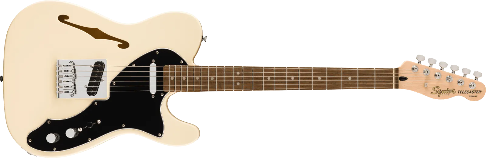 Squier Affinity Series Telecaster Thinline Olympic White