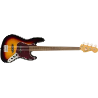 Squier Classic Vibe 60s Jazz Bass Fretless LRL 3-Color Sunburst