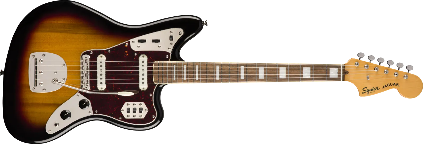 Squier Classic Vibe 70s Jaguar LRL 3-Color Sunburst