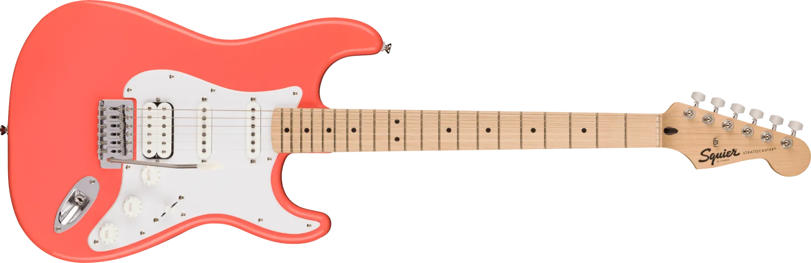 Squier Sonic Stratocaster HSS MN Tahitian Coral