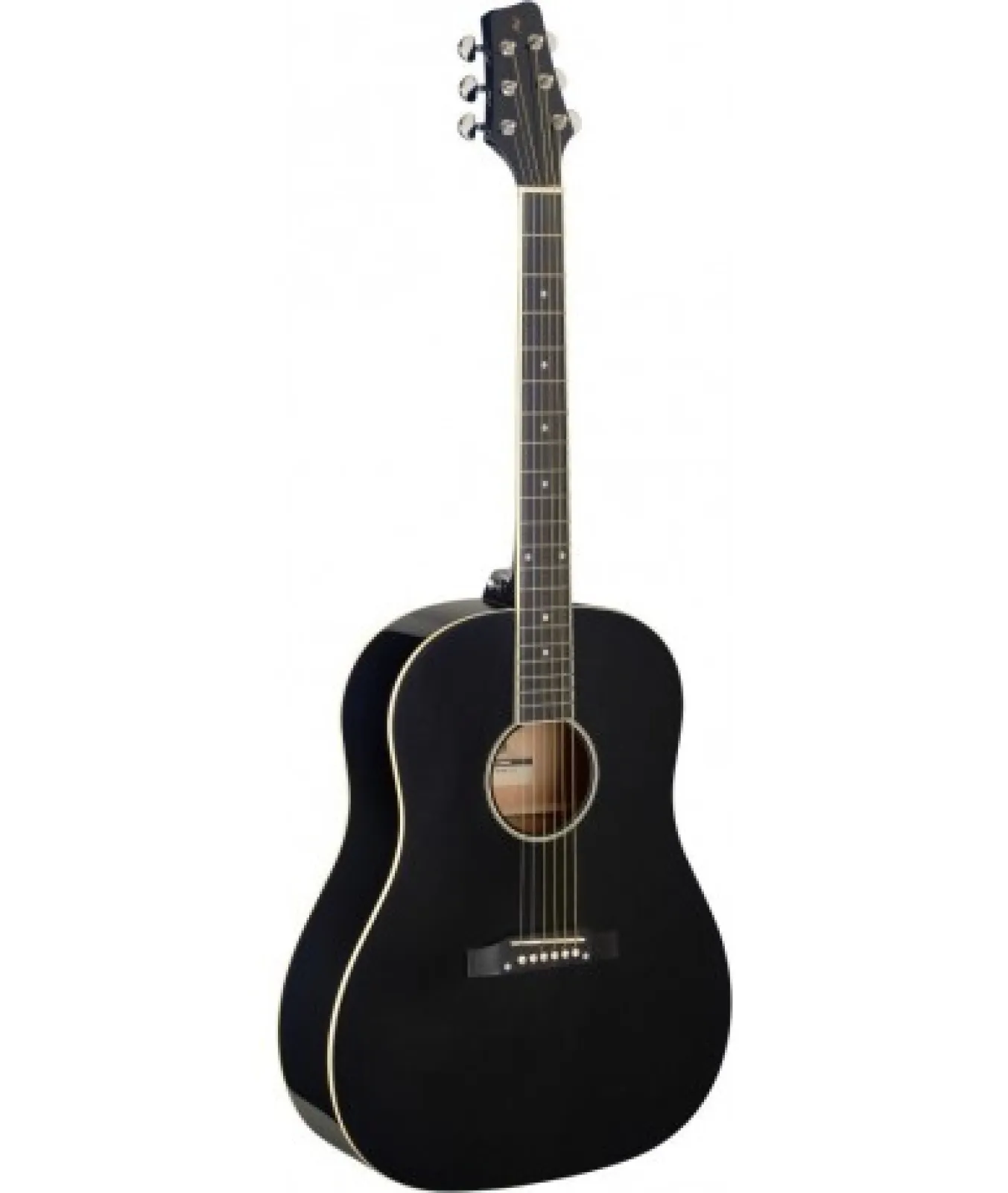 Stagg SA35 DS-BK LH Left-Handed Acoustic Guitar