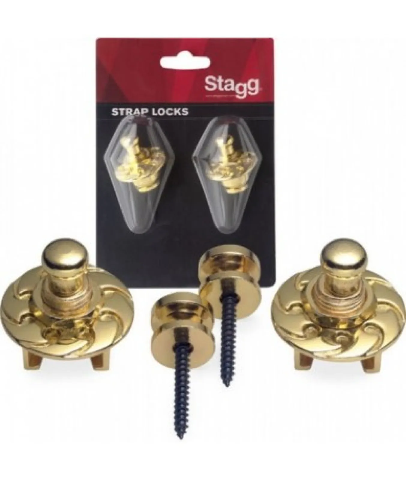 Stagg SSL1 GD Strap Lock Gold