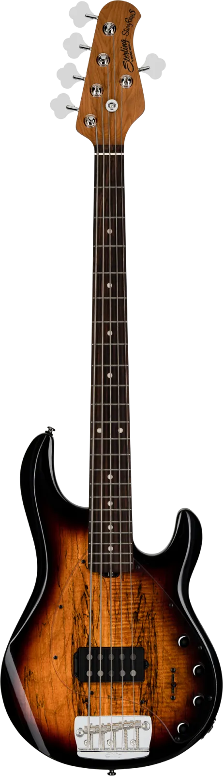 Sterling by Musicman StingRay RAY35 5-String 3-Tone Sunburst
