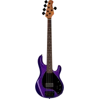 Sterling by Music Man StingRay RAY35 5-String Purple Sparkle