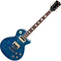 SX EC3H Translucent Ocean Blue Electric Guitar