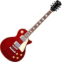 SX EF3D Transparent Wine Red Electric Guitar