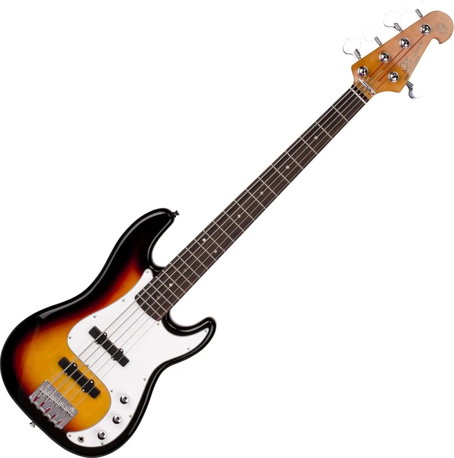 SX SJB62/5 3-Tone Sunburst Electric Bass Guitar