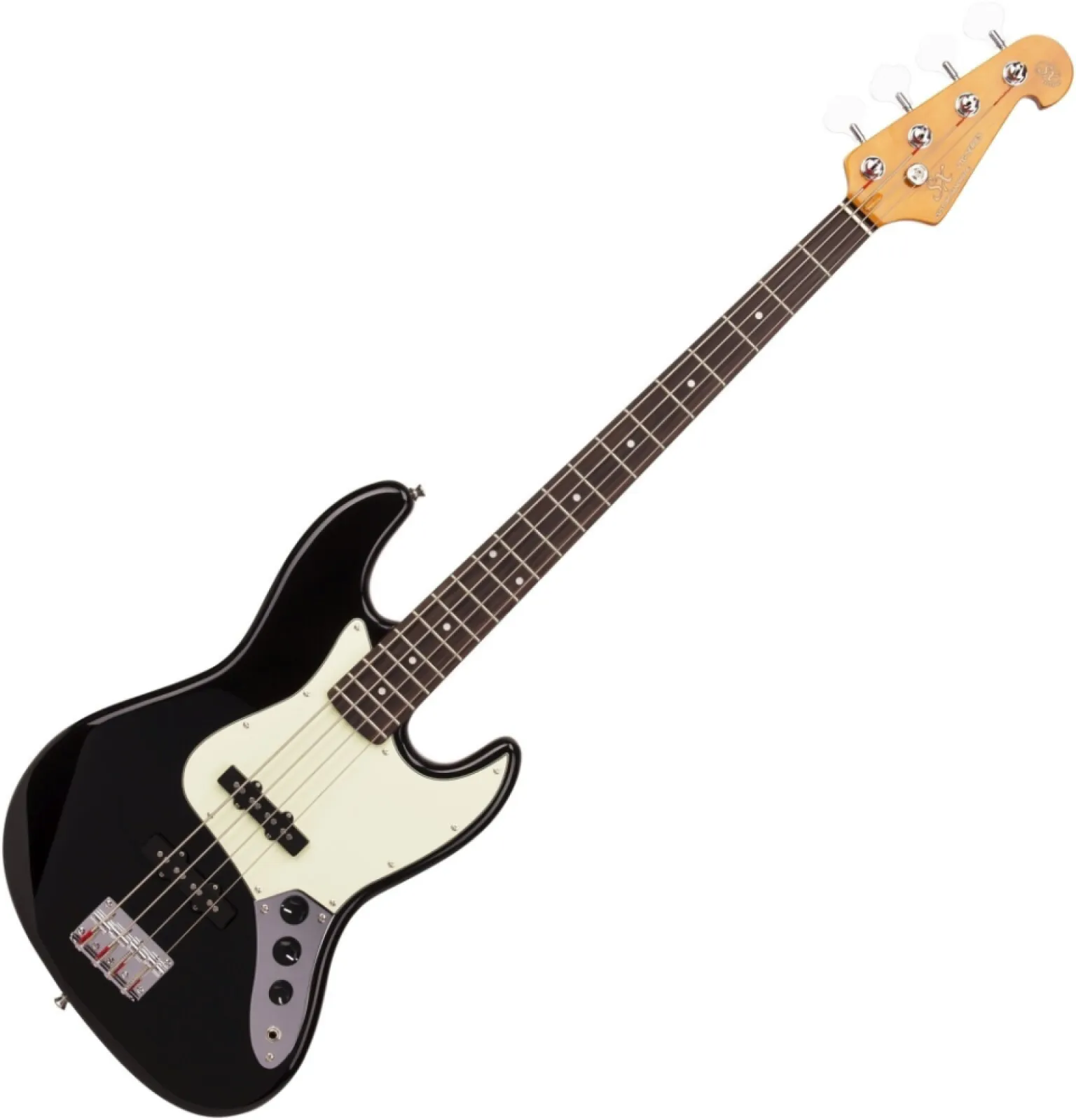 SX SJB62-BK Black Electric Bass Guitar