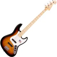 SX SJB75 3-Tone Sunburst Electric Bass Guitar