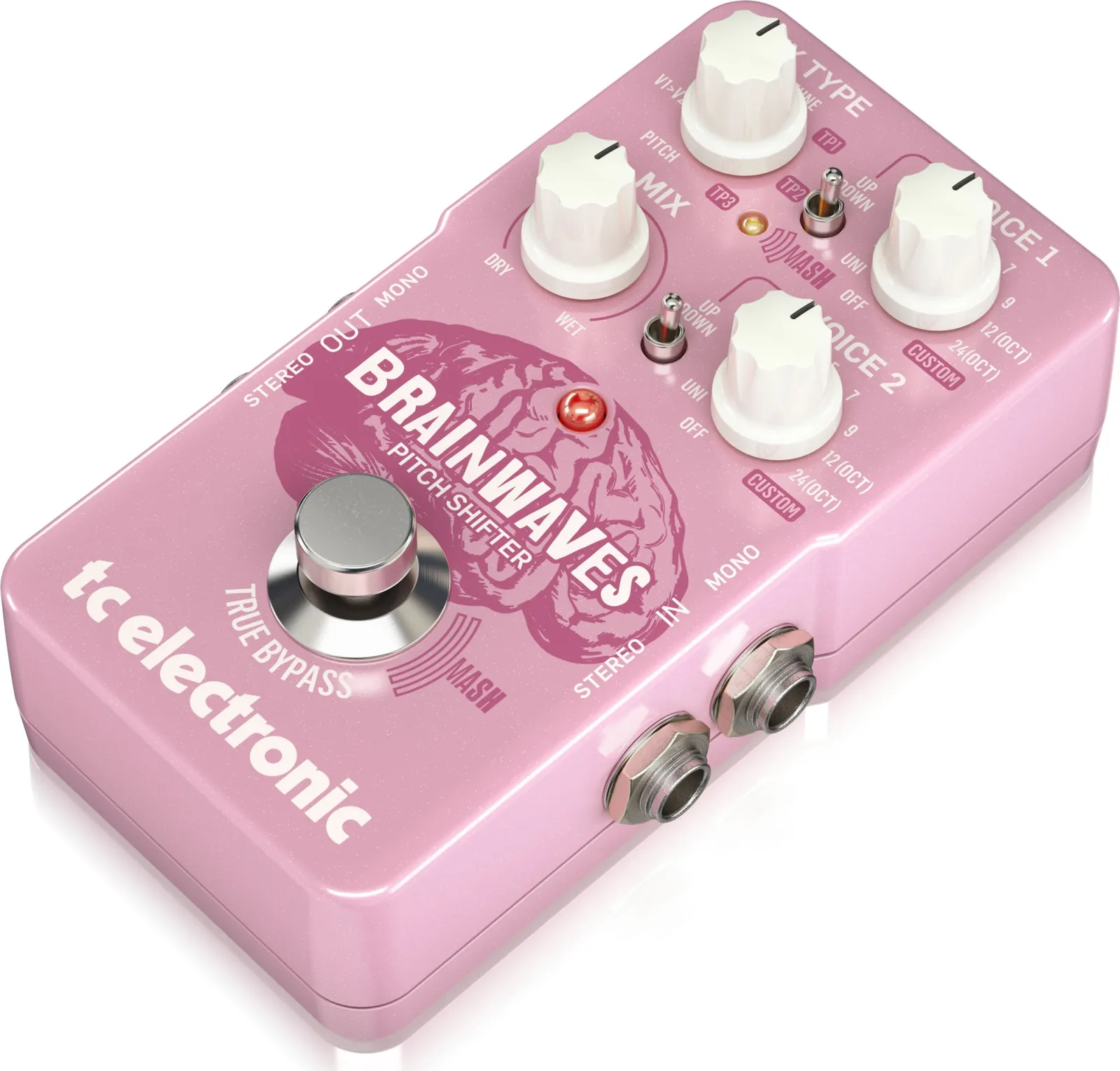 TC Electronic Brainwaves Pitch Shifter Effect Pedal