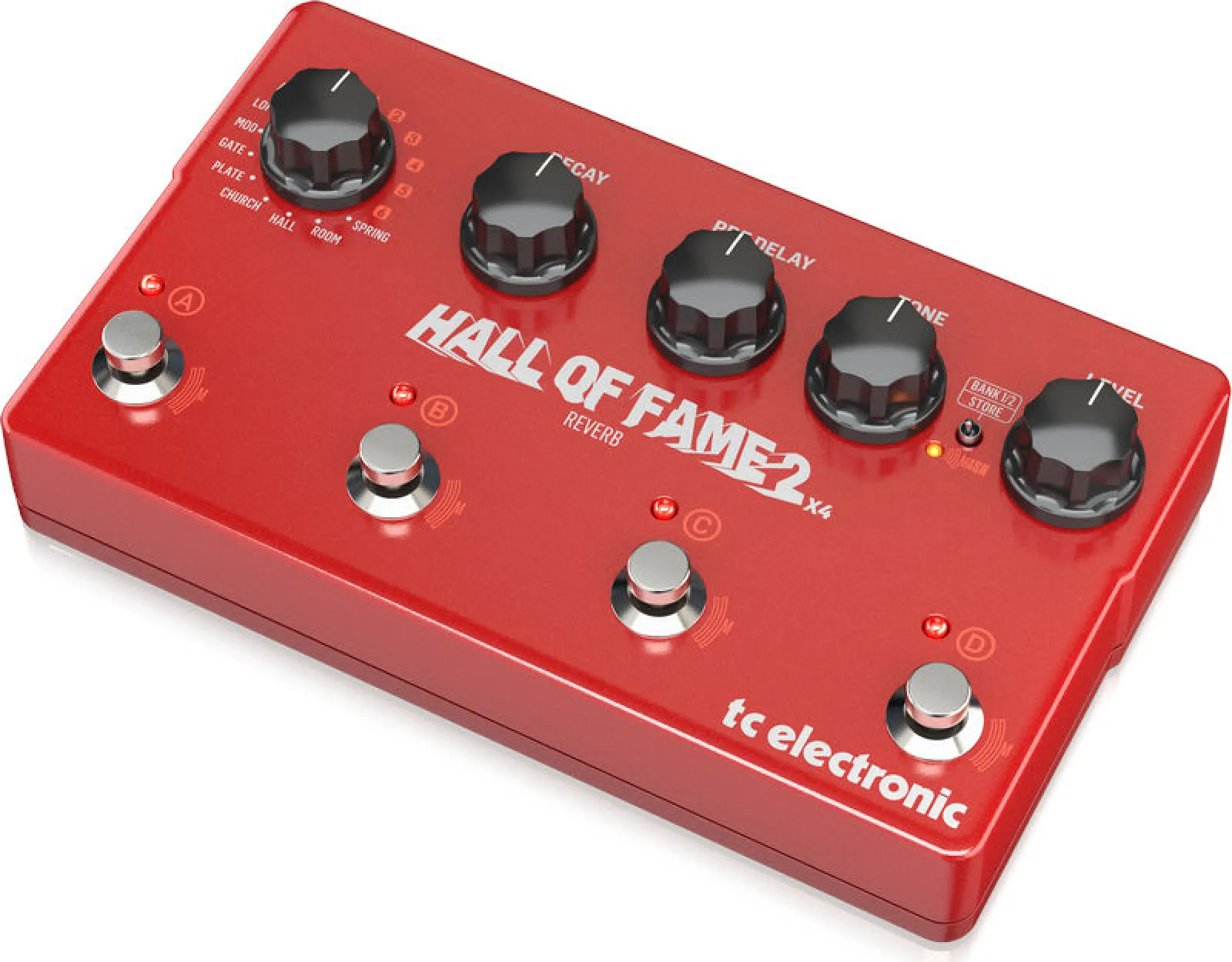 TC Electronic Hall Of Fame 2 X4 Reverb Guitar Pedal