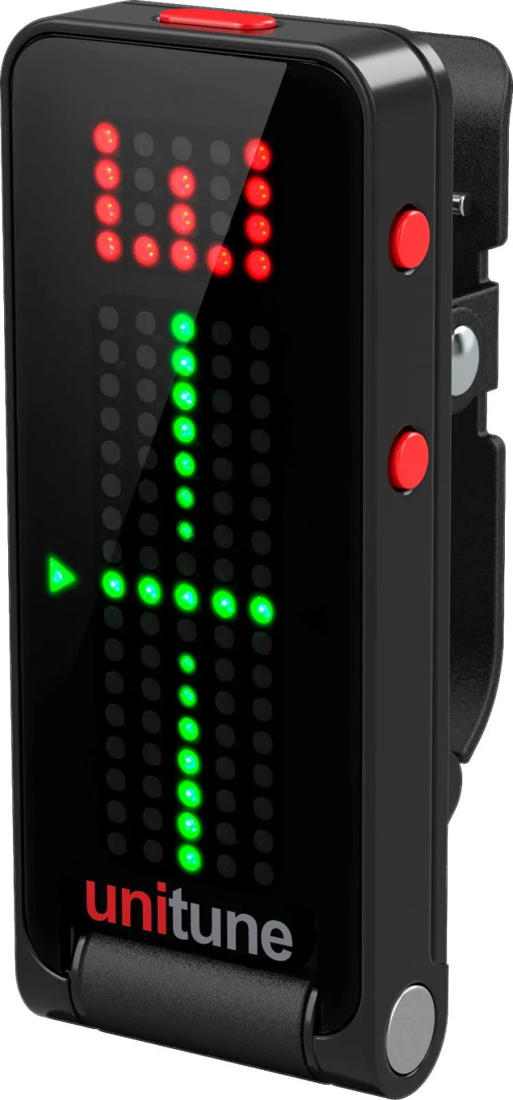 TC Electronic Unitune Clip Noir Clip-On Tuner, Black